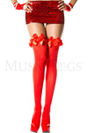 Thigh High with Ruffle and Bow