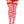 Plus size striped thigh hi