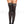 Polka dot satin bow opaque thigh hi