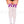 Plus size satin bow opaque thigh hi