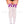 Plus size satin bow opaque thigh hi