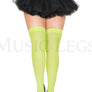 Plus size opaque thigh hi