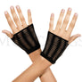 Oval net gloves