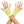 Oval net gloves
