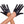 Short wet look gloves
