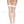 Backseam fishnet thigh hi