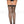 Backseam and lace top fishnet thigh hi