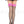 Two tone lace top fishnet thigh hi