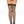 Faux rhinestones backseam fishnet thigh hi