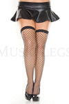 Plus Size Diamond Net Thigh Highs