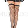 Plus Size Diamond Net Thigh Highs