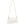 DIONA J WOMEN'S LEATHER ADJUSTABLE STRAP SMOOTH MODERN SHOULDER BAG COLOR WHITE