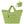 DIONA J SMOOTH CHIC PLEATED SHAPED HANDLE CROSSBODY BAG COLOR GREEN