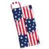 DIONA J 2 IN 1 AMERICAN FLAG BEACH TOTE TOWEL BAG