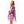 DIONA J AZTEC PRINTED KIMONO ONE SIZE COLOR RED/BLUE
