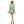 Fantasy Fairy  Pc Leaf Handkerchief Hem Crop Women's Green Costume Set Size M/L