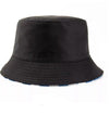 Checker bucket hats fisherman hat