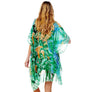 DIONA J MULTI COLOR PRINTED KIMONO ONE SIZE COLOR GREEN