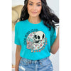 Diona J Mothers Day Cool Moms Club Graphic Tee Shirt Color Turquoise Size S