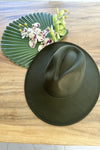 VEGAN FELT PANAMA HAT