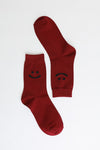 Smiley Face Crew Socks