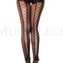 Corset back fishnet pantyhose (laces included)
