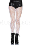 Bow wave lace pantyhose