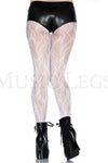 Bow wave lace pantyhose