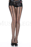 Oval net pantyhose