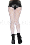 Botanical lace spandex pantyhose