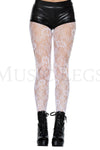 Botanical lace spandex pantyhose