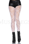 Botanical lace spandex pantyhose