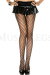 Zig zag design pantyhose