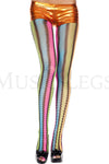 Zig zag rainbow pantyhose