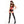 Perky Nurse 2 Pc Wet look black Women’s Halloween Cosplay Costume Set Sz S/M