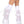Opaque ankle hi with ruffle trim