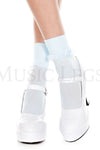 Ankle hi with ruffle trim