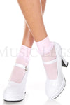Ankle hi with ruffle trim