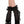 Heart net design ankle hi with ruffle trim