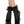 Heart net design ankle hi with ruffle trim