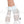 Net pattern anklet with ruffle trim