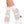 Net pattern anklet with ruffle trim
