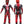 Boys Heroes 3D Print Bodysuit Red Suit Zentai Onesie Spandex Jumpsuit with Mask Fiber Belt Set Halloween Costume Set (Extra Small)