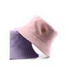 Reversible Smile Cotton Bucket Hat Pink