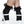 Heart stencil ankle hi with ruffle