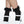 Heart stencil ankle hi with ruffle