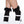 Heart stencil ankle hi with ruffle