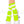 Acrylic ankle hi with striped top