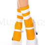 Acrylic ankle hi with striped top