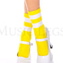 Acrylic ankle hi with striped top